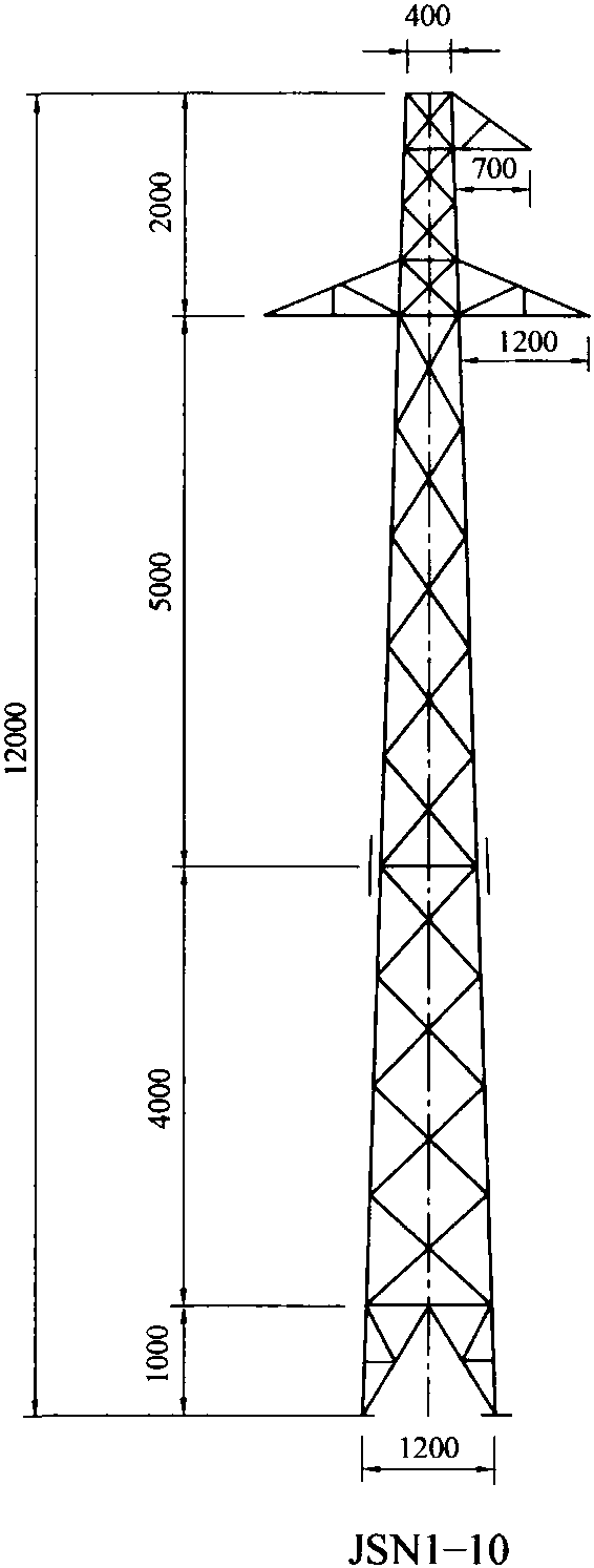 14-63 10kV JSN1轉(zhuǎn)角塔